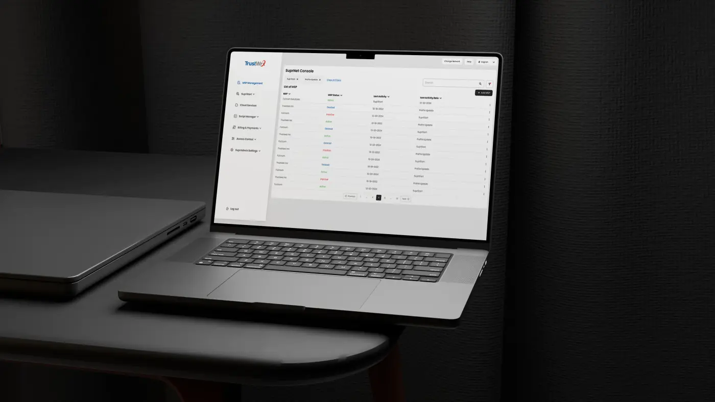 Trustwrx website